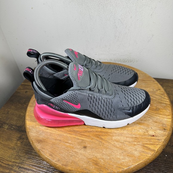 Nike Shoes - Nike Air Max 270 Running Shoes Gray Pink Womens Size 7.5 Sneakers 943345-031